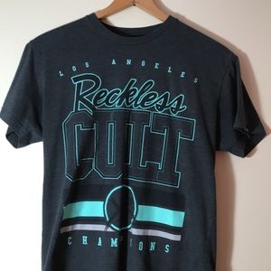 Young & Reckless Shirt (Grey with turquoise)